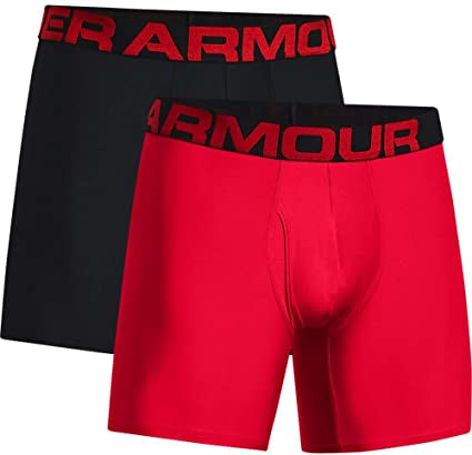 Men's Under Armor Boxerjock Underwear 2 Pack Blue/Grey Size XL